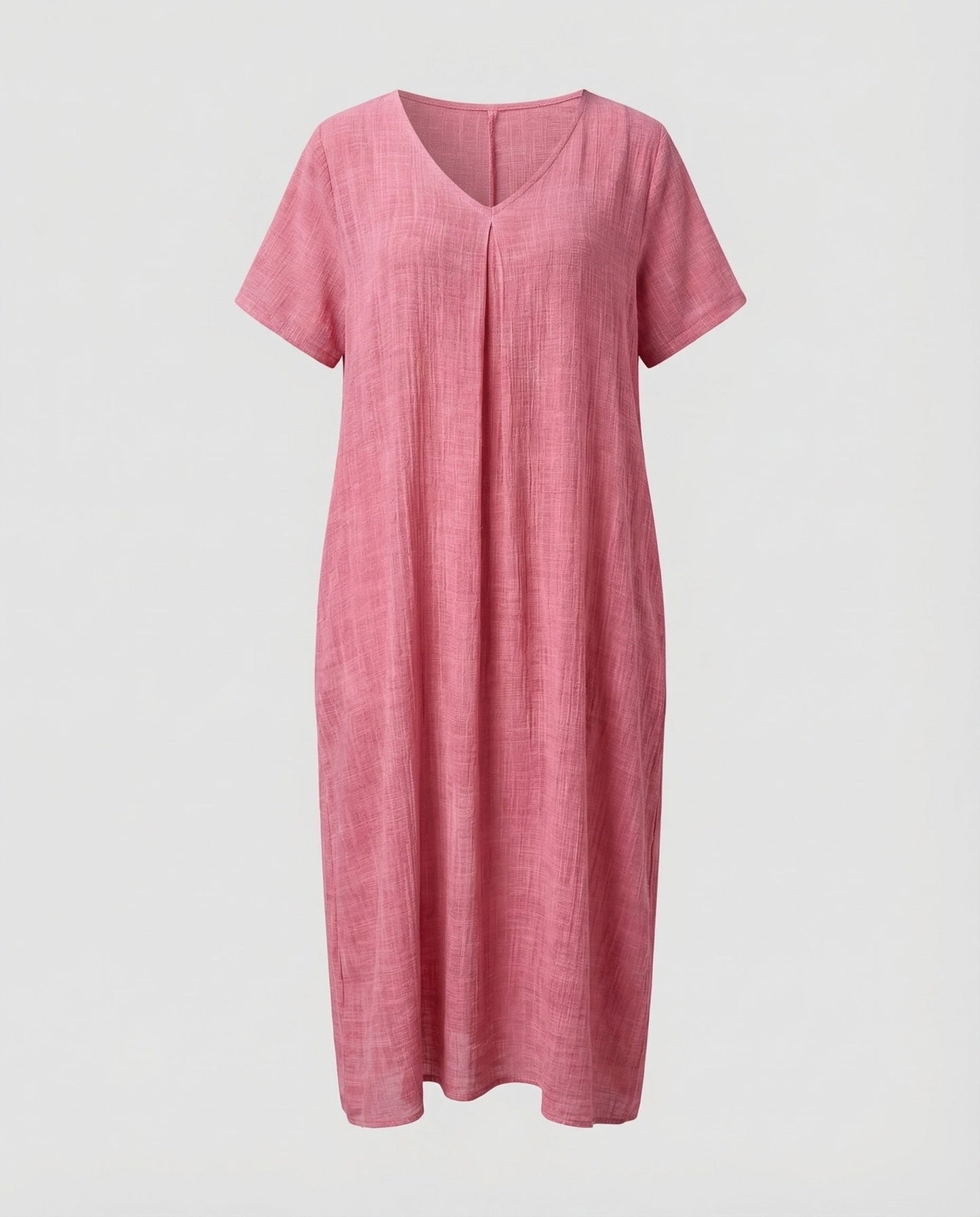 Damen Maxikleid Musselin Kaftan-Schnitt Locker