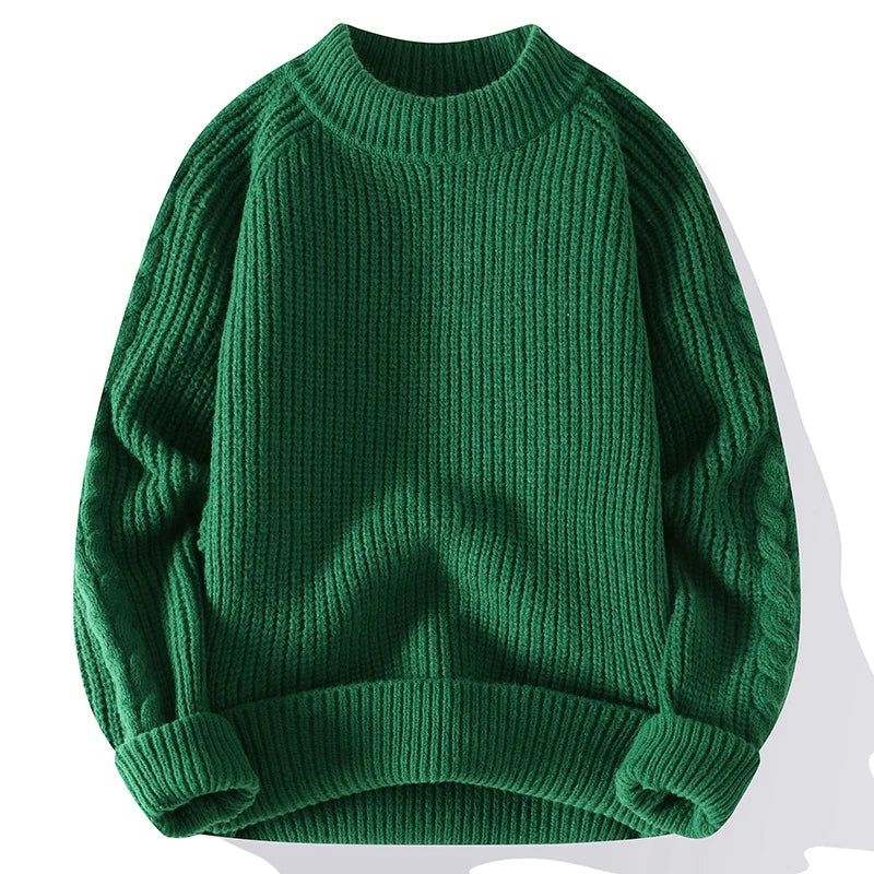 Herren Grobstrickpullover Klassisch
