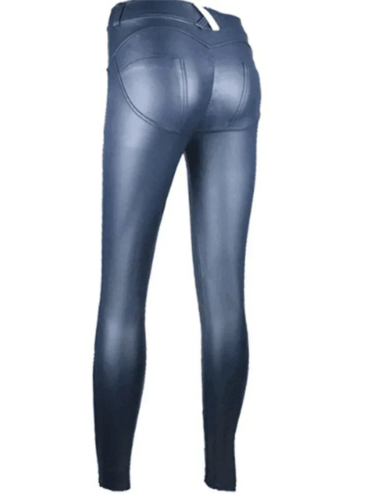 Eveloria Damen Skinny Jeans Nahtlos Stretch