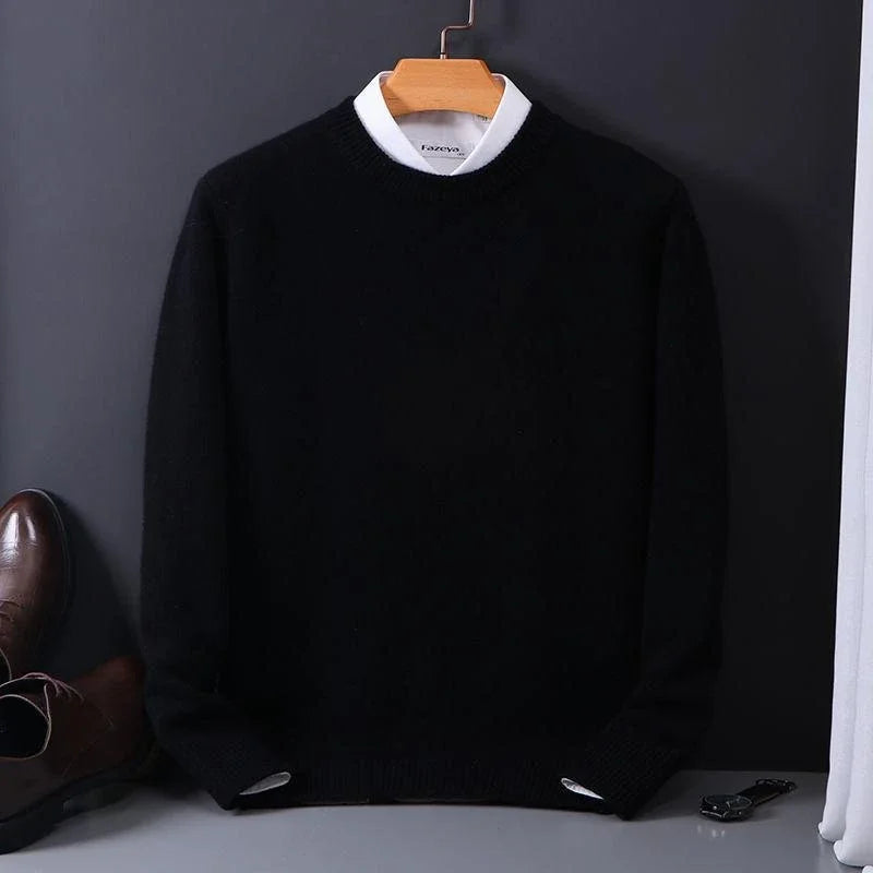 Herren Kurzarm-Pullover Warm