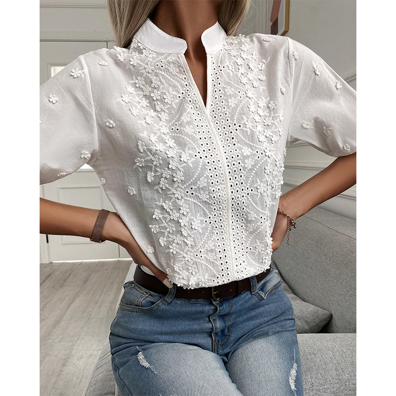 Damen Bluse Weiß