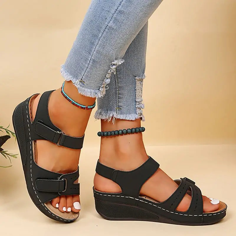 Eveloria Damen Orthopädische Sandalen Sommer