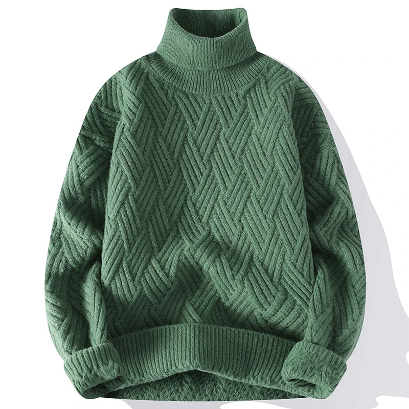 Herrenpullover Strukturdessin Elegantes Design