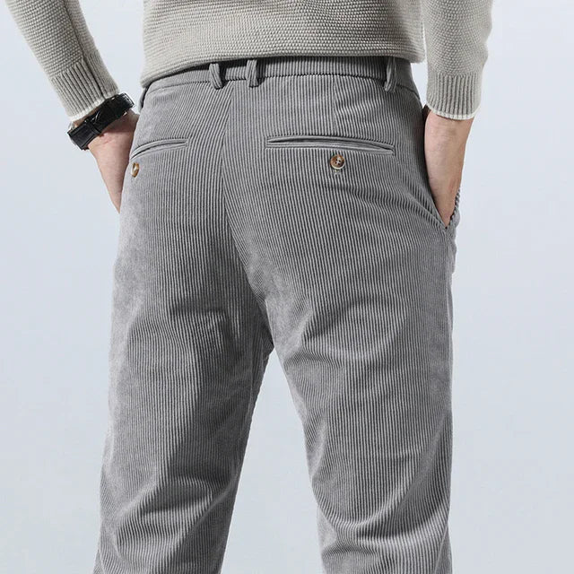 Graue Herren Chino Hose