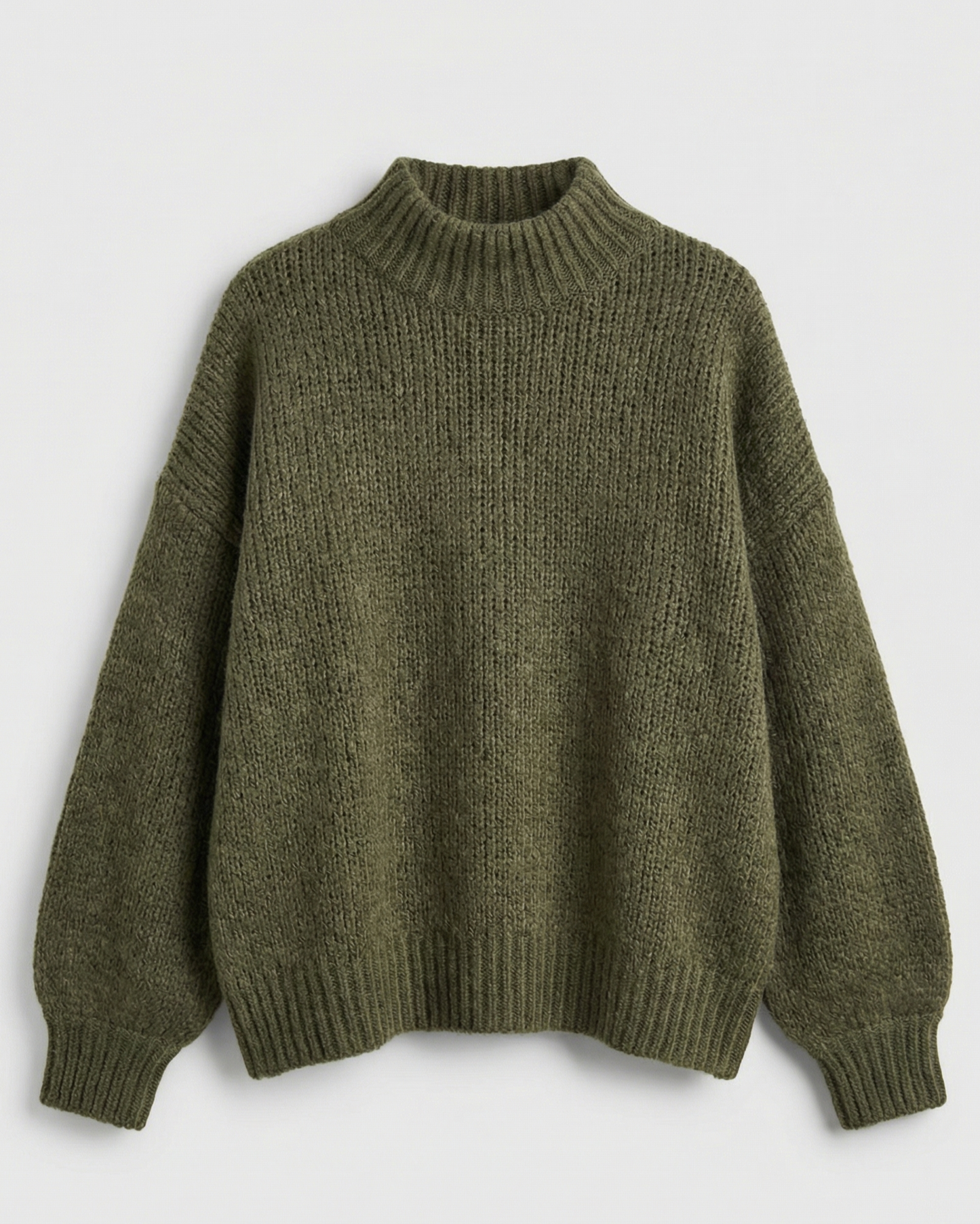 Damen Flauschiger Oversize Pullover