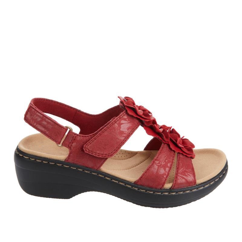 Eveloria Damen Orthopädische Sandalen Blumenmuster