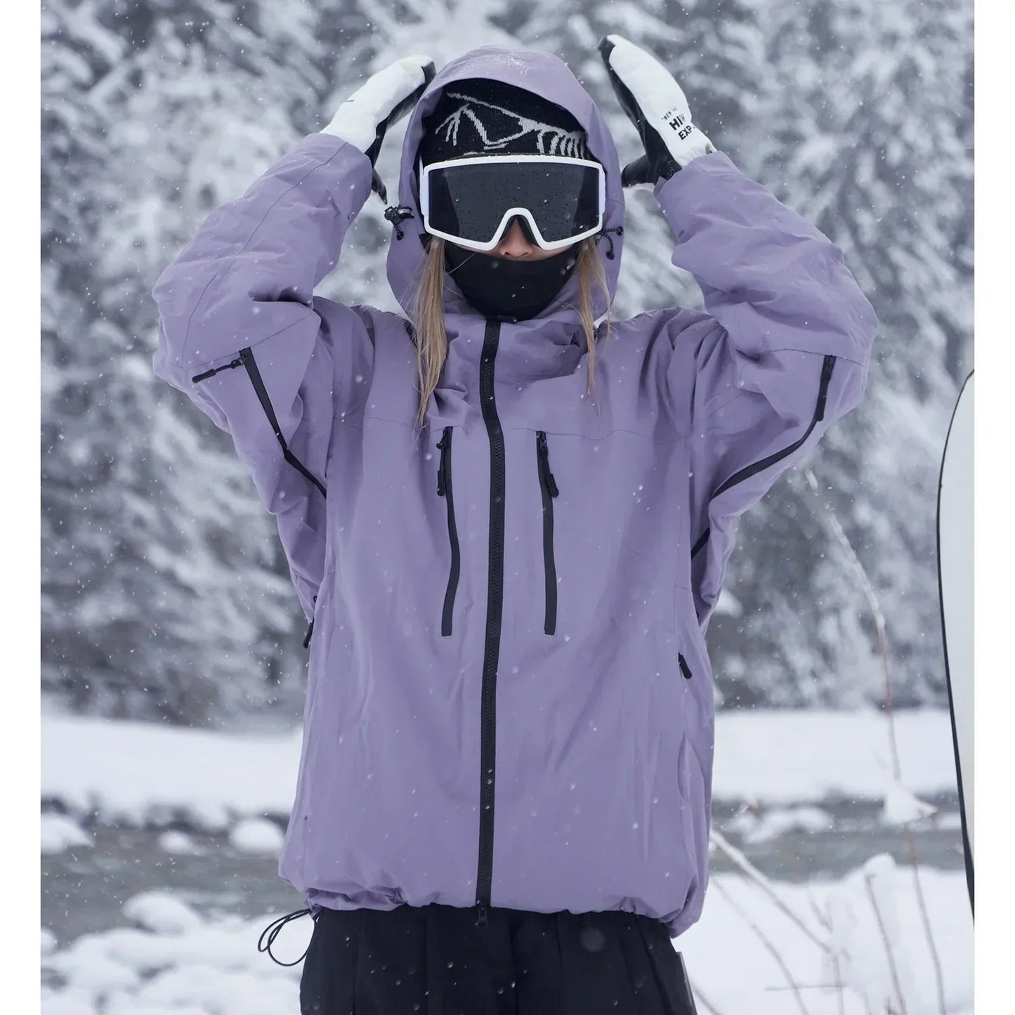 Damen Winter-Skijacke Wasserdicht für Schnee