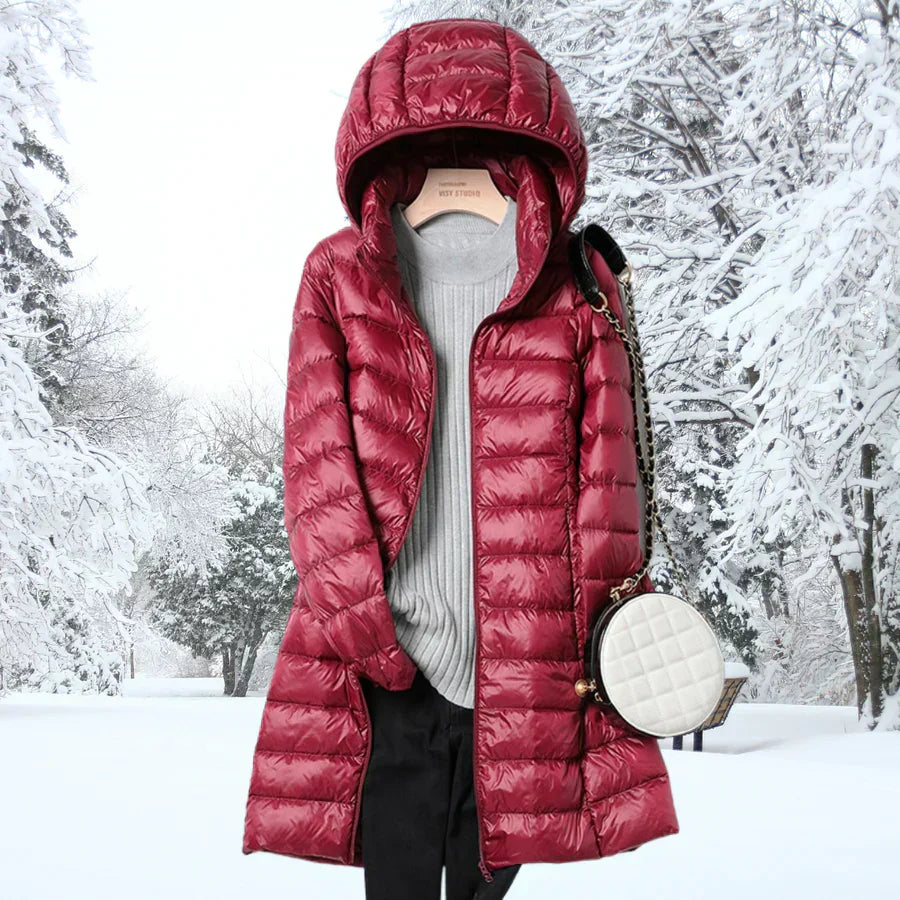 Eveloria Damen Ultraleichte Daunenjacke Herbst