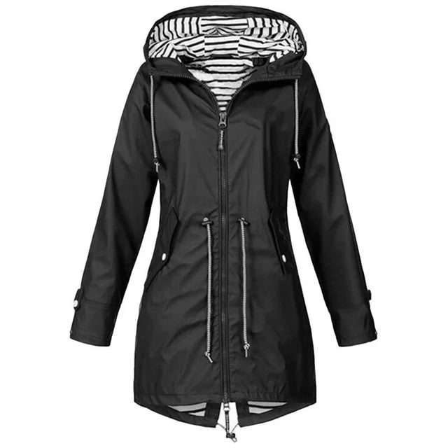 Eveloria Damen Wasserdichter Parka Kapuze