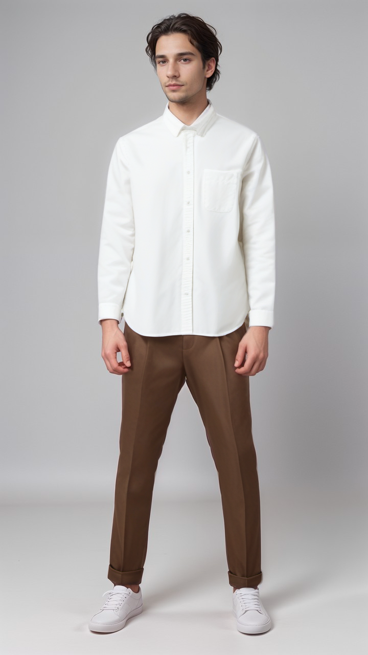 Giuseppe Damen Hose Kaffee