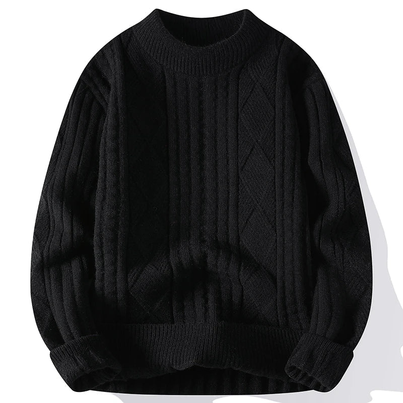 Herrenpullover Diamantmuster Qualität