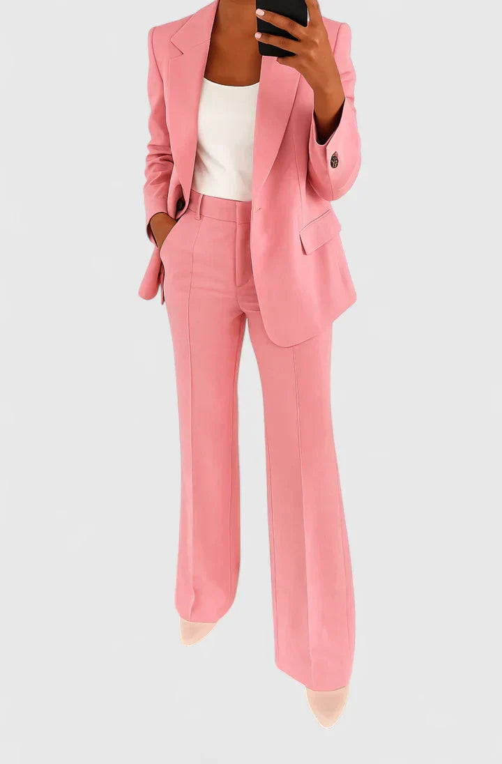 Damen Maßgeschneiderter Blazer Hosen Set