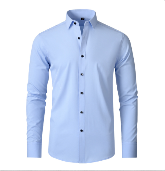 Herren Komfort-Hemd Knitterfrei Stretch
