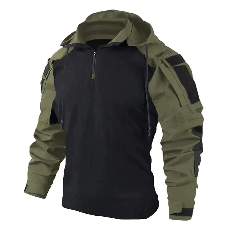 Eveloria Herren Softshell-Jacke Hoodie Tactical