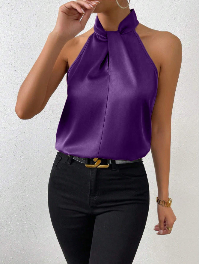 Damen Ärmelloses Neckholder-