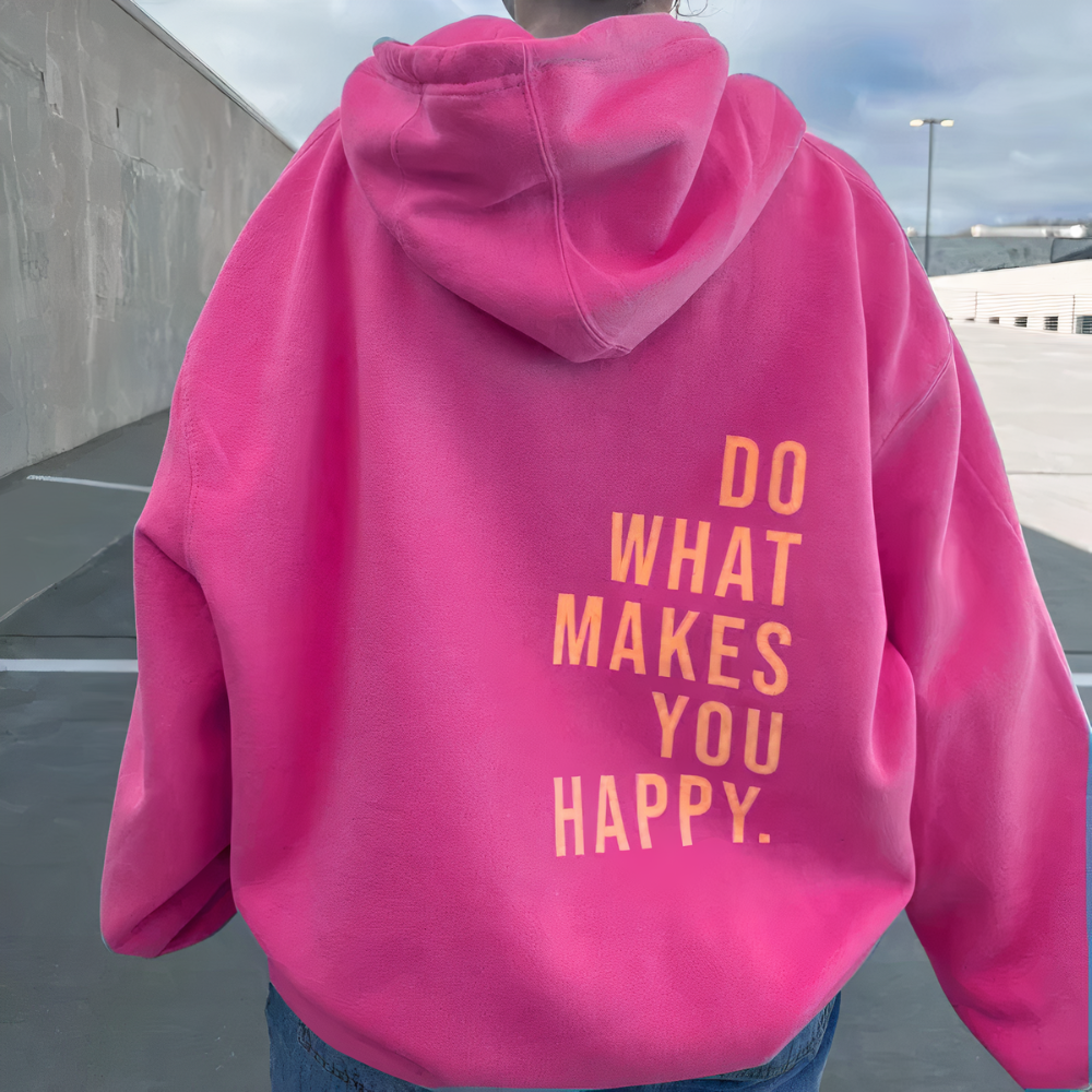 Damen Oversize Hoodie Lang