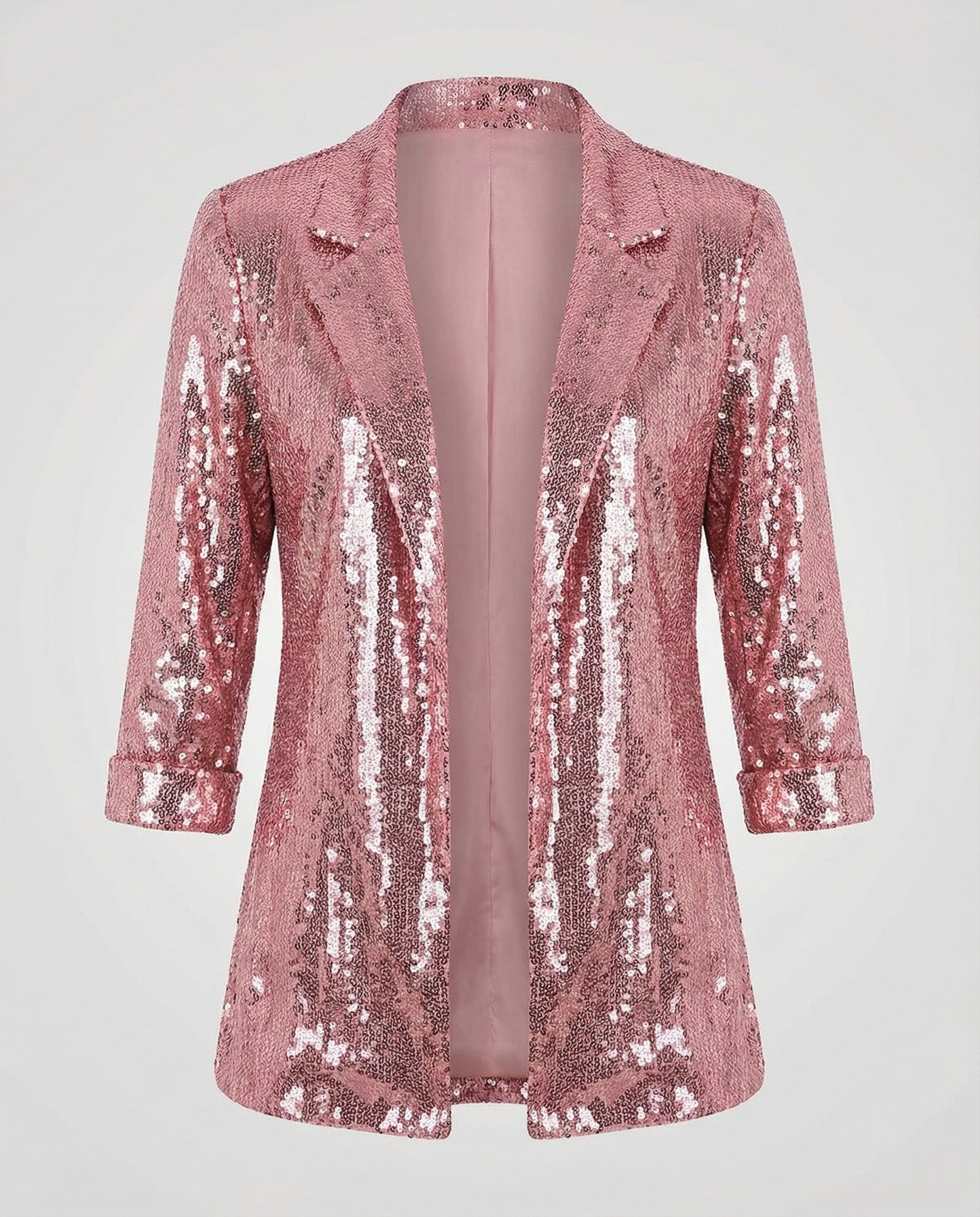Damen Pailletten Blazer Elegant