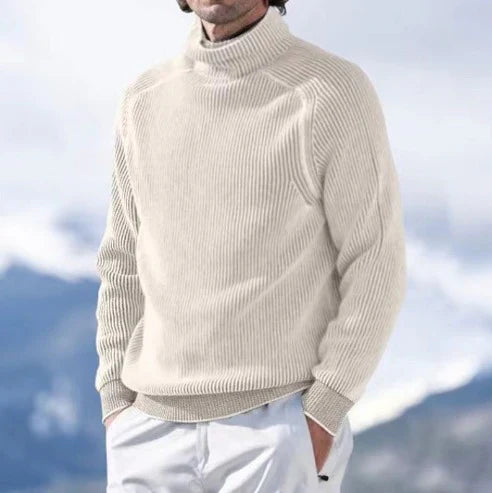 Eveloria Herren Rollkragenpullover Elegantes Design