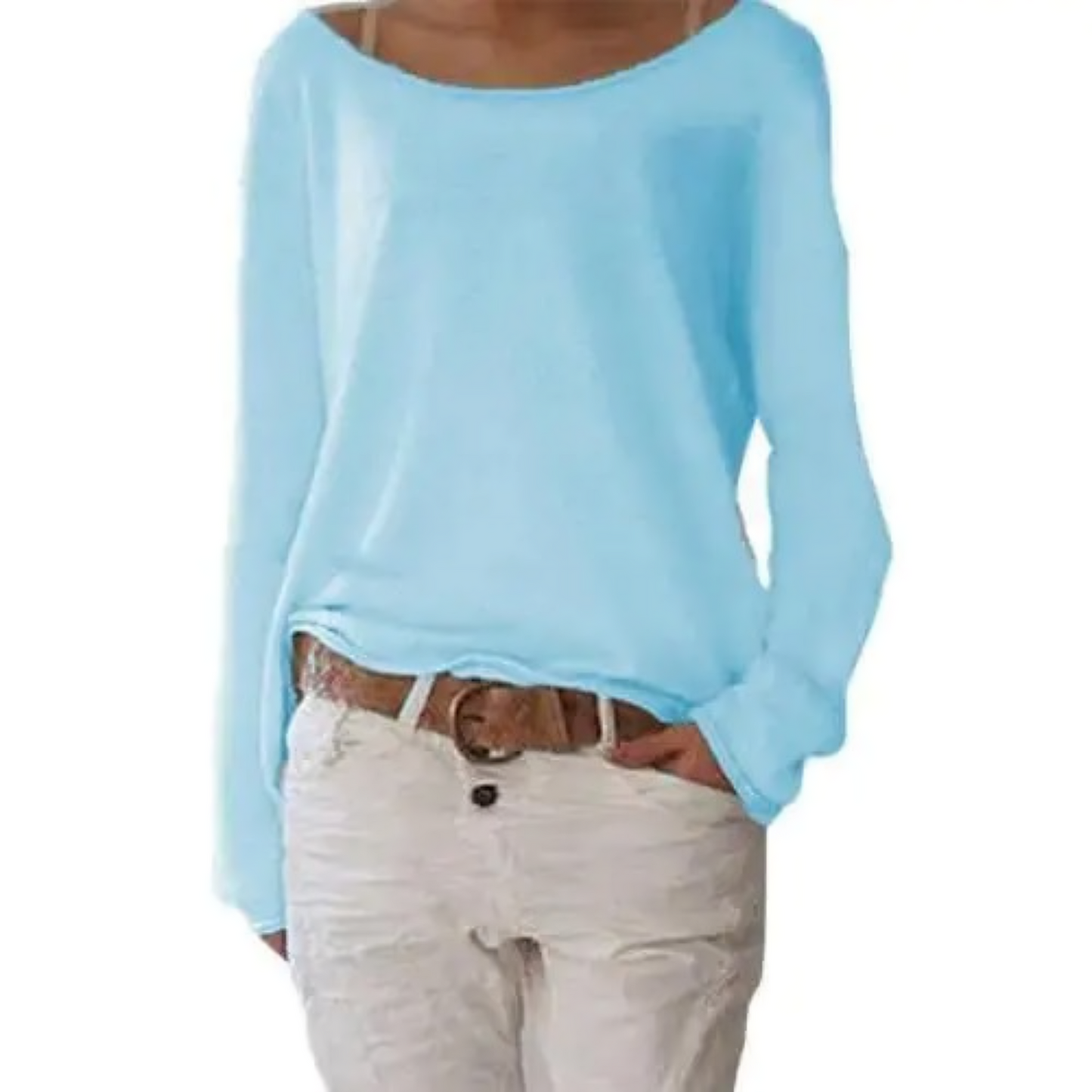 Eveloria Damen Wollpullover Casual Beige