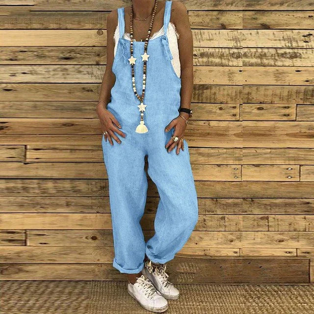 Eveloria Damen Vintage-Overalls