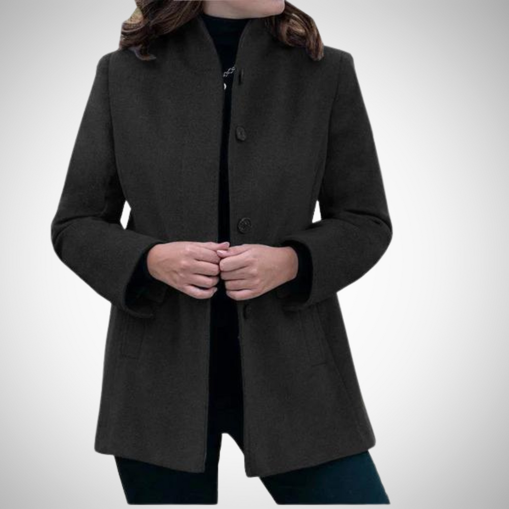 Damen Wollmantel Langlebig Zeitloser Schnitt