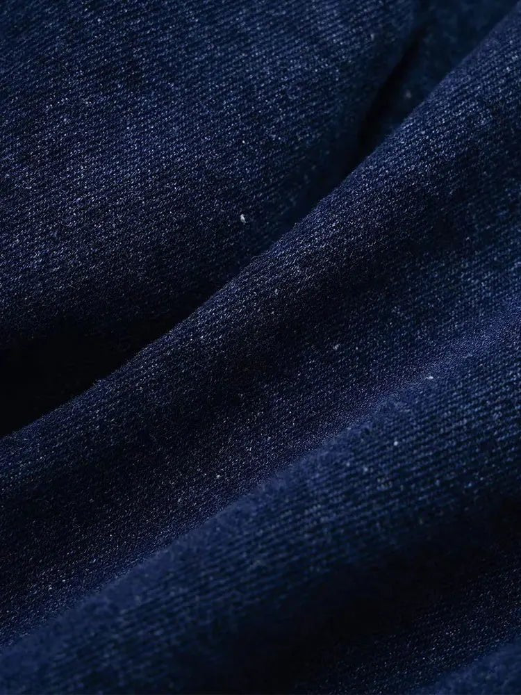 Damen Denim Zweiteiler Kurzärmelige Jacke