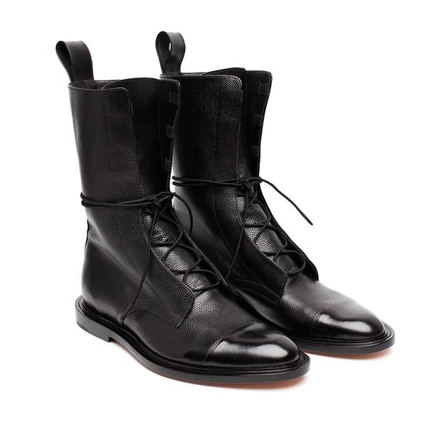 Damen Elegante Spitzstiefel Blockabsatz
