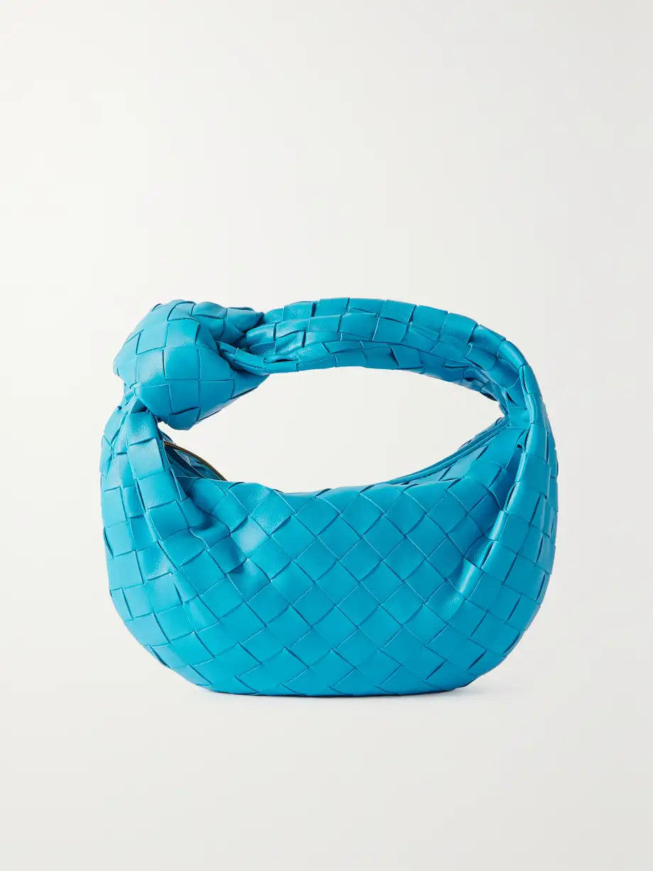 Damen Mini Hobo Handtasche Leder Lässig Braun