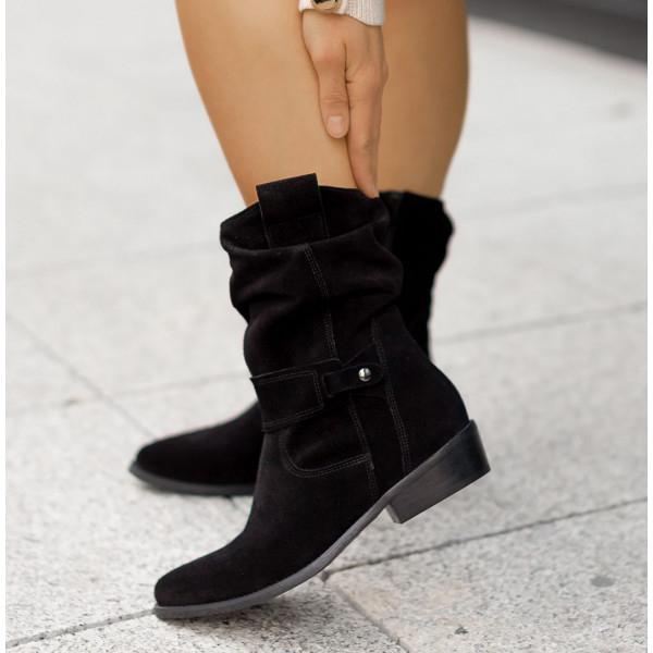 Eveloria Damen Stiefelette Reißverschluss