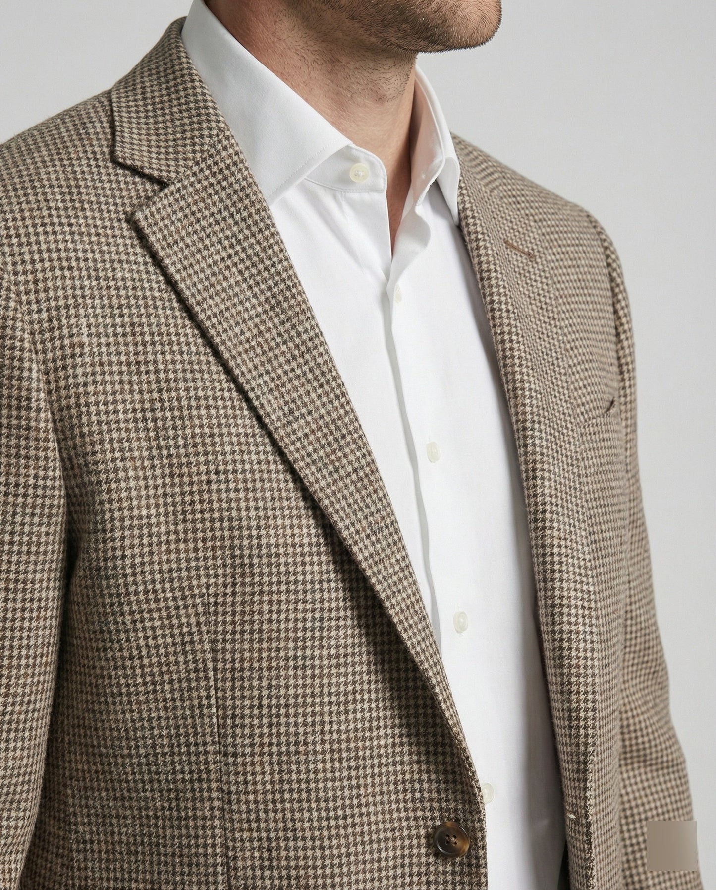 Herren Leinenblazer Sakko Beige