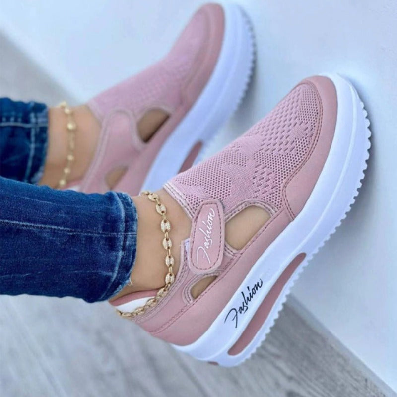 Eveloria Damen Plateauschuhe Bequem