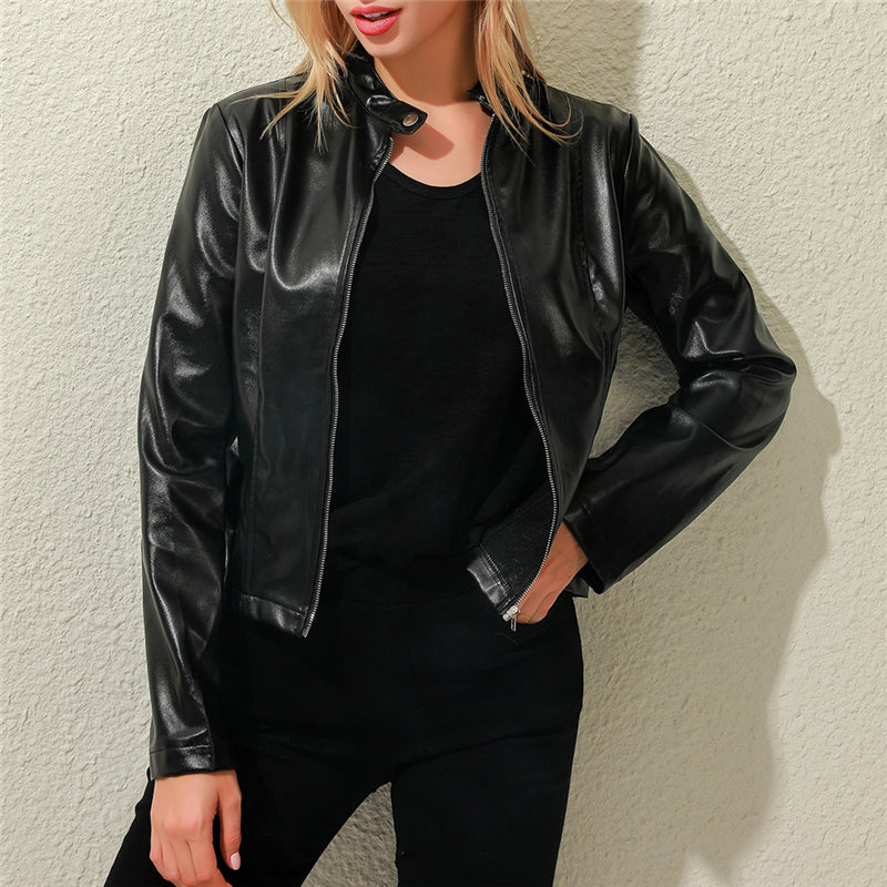 Eveloria Damen Stehkragenjacke