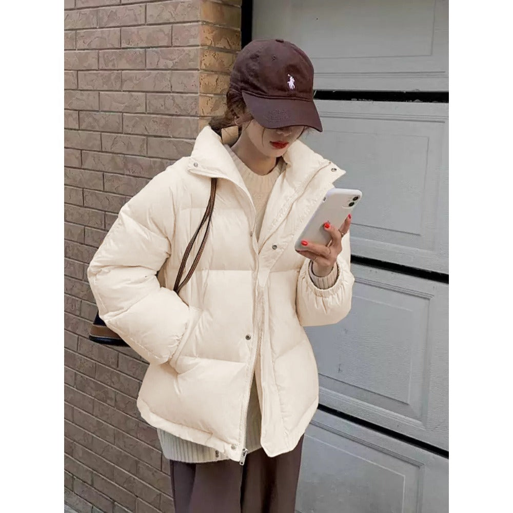 Damen Steppjacke Hochkragen