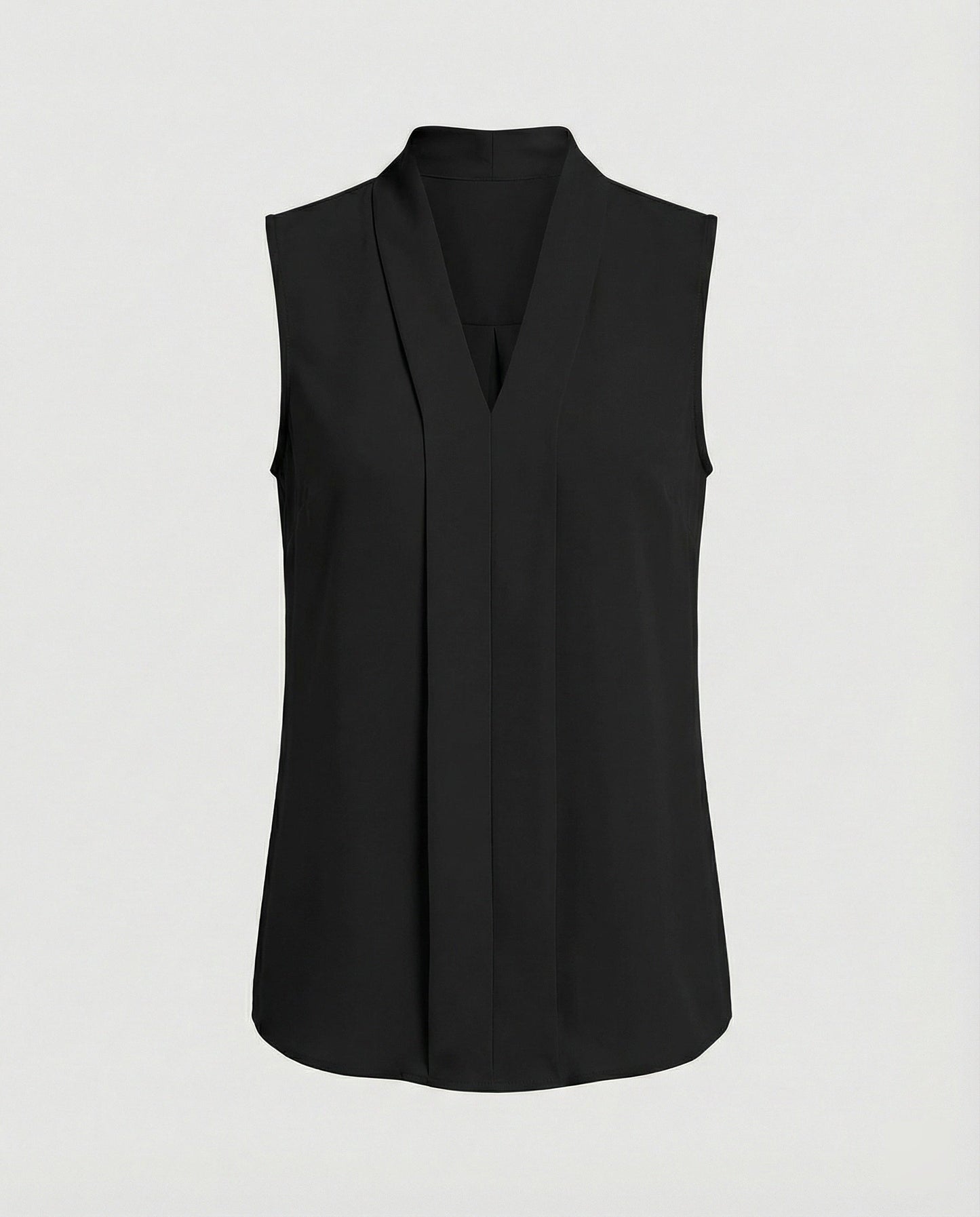 Damen Ärmelloses Sommertop Stoff Elegant Weißen