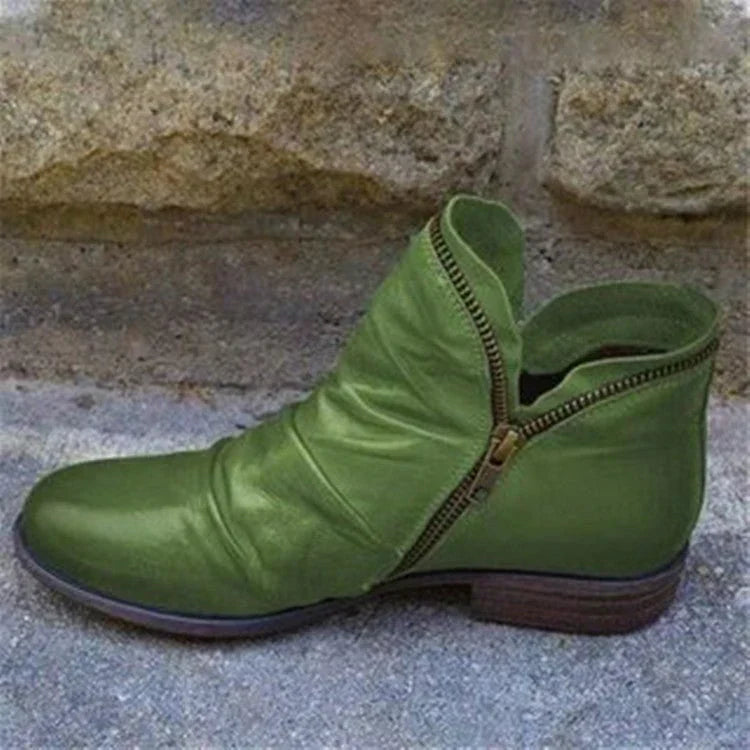 Eveloria Damen Stiefeletten Elegant Leder