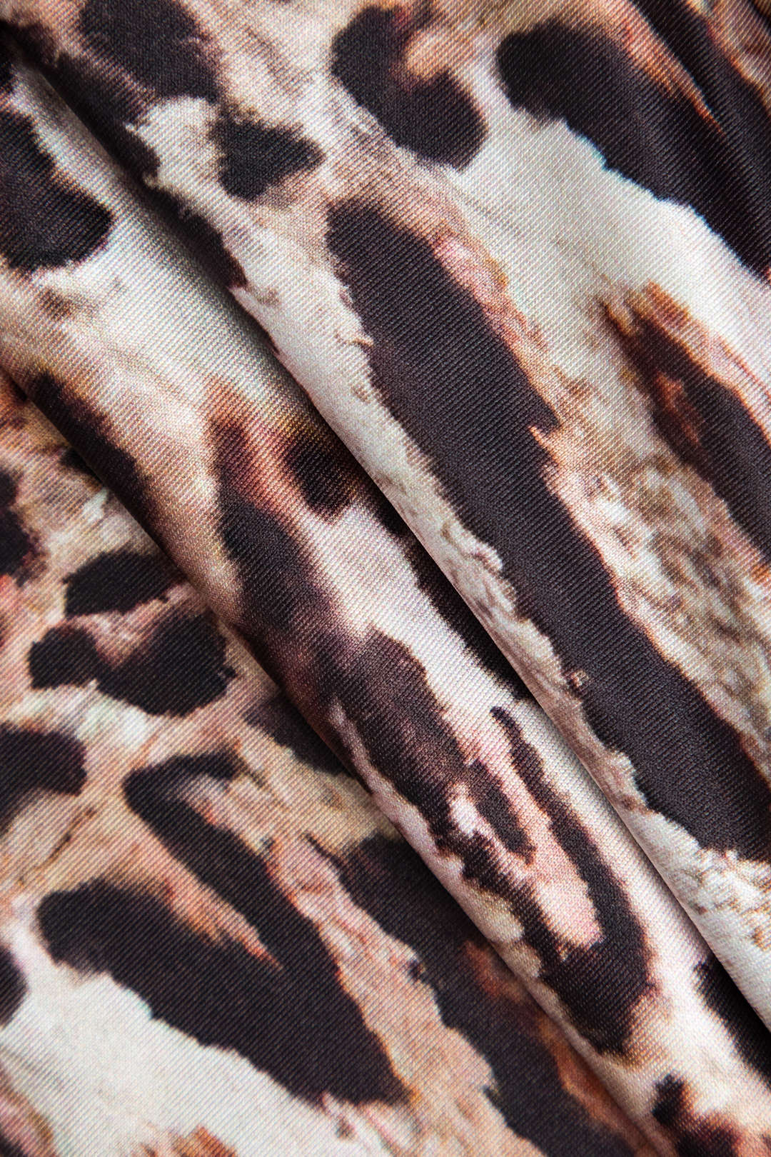 Damen Langarm-Body Leopardenmuster