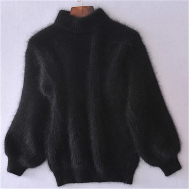 Damen Rollkragenpullover Strick