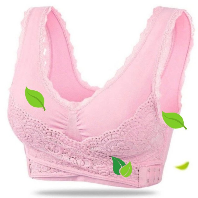 Damen Sport-BH Kabellos Gekreuzte Schnalle