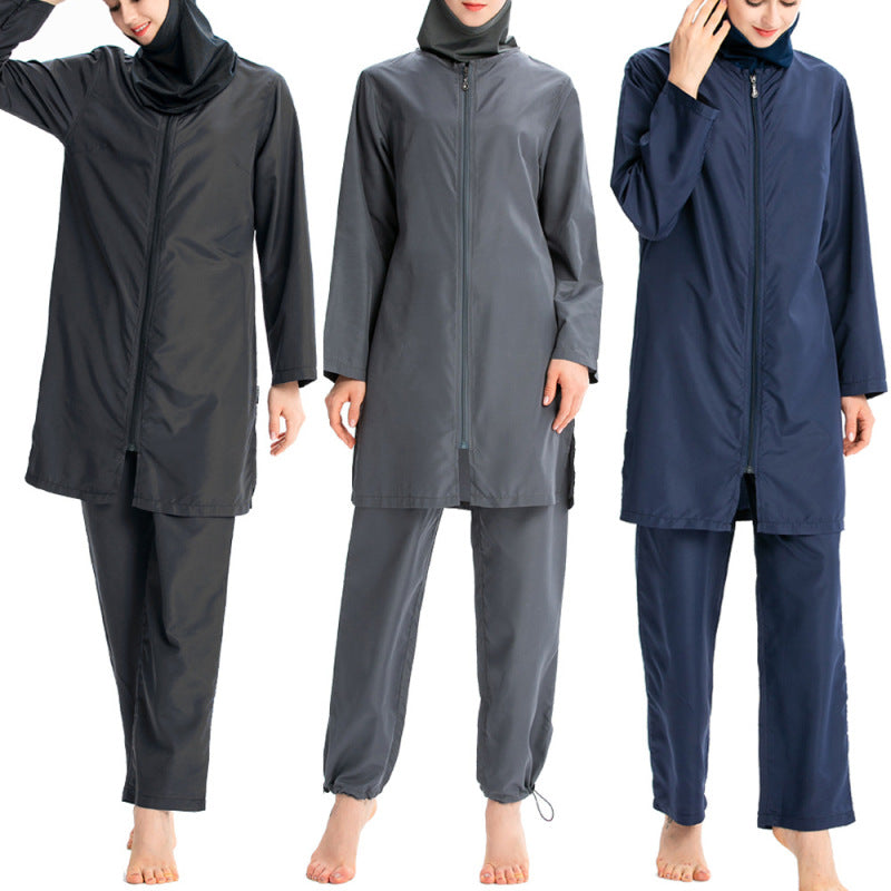 Eveloria Damen Burkini Badeanzug Islamic Swimwear