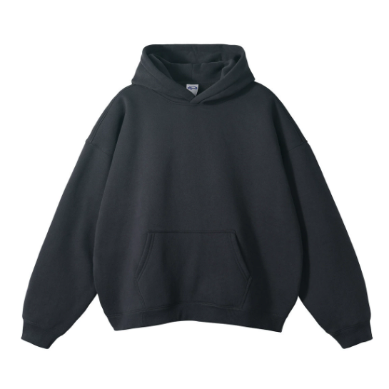Herren Hoodie Relaxed Fit Frühling Casual Grau