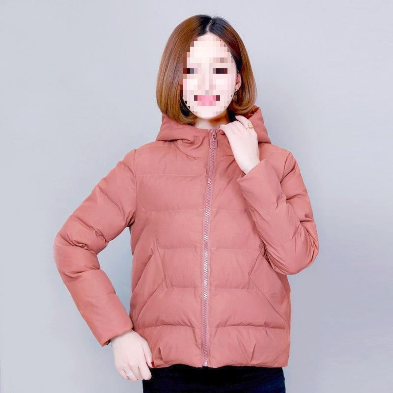 Damen Winterjacke Kapuze Reißverschluss