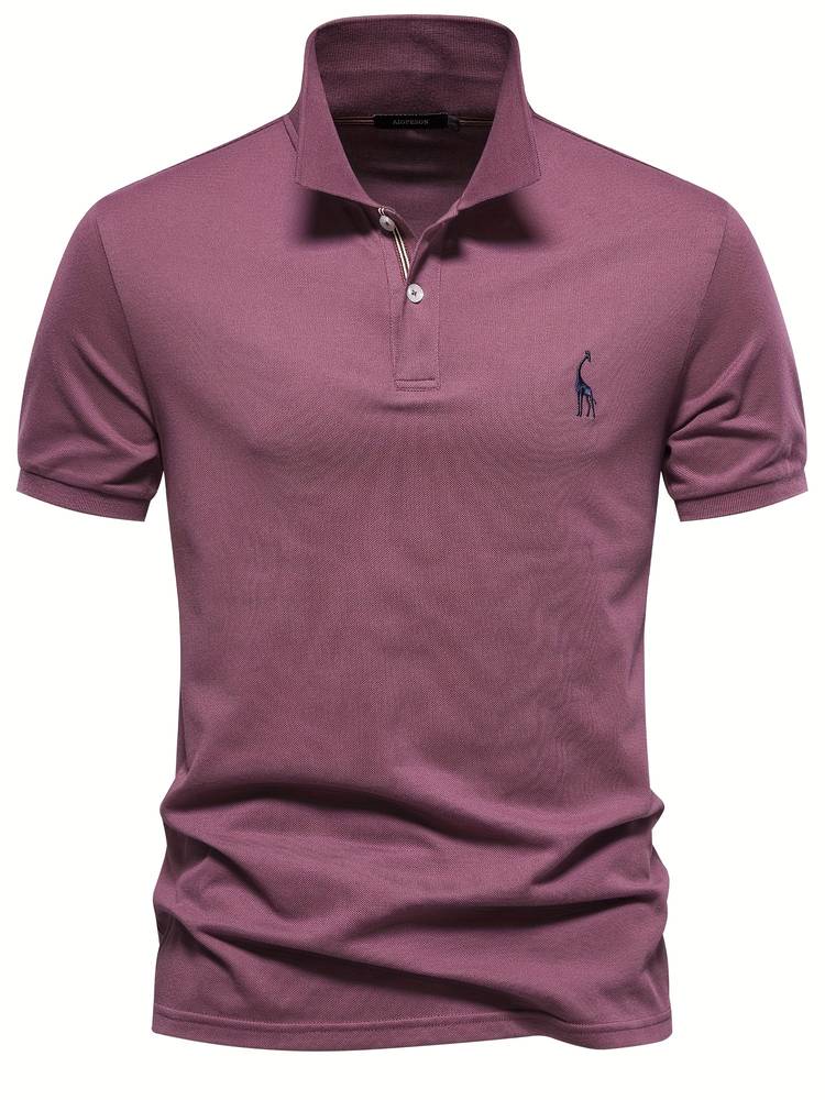 Eveloria Herren Poloshirt Baumwolle Sportlich Lässig Weiß