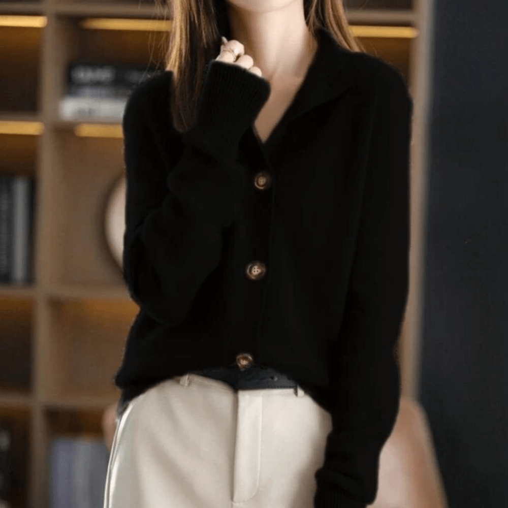 Damen Leichte Strickjacke Casual-Stil