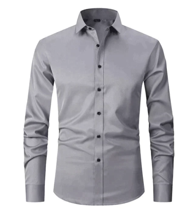 Herren Slim Fit Hemd aus Baumwolle Weiß