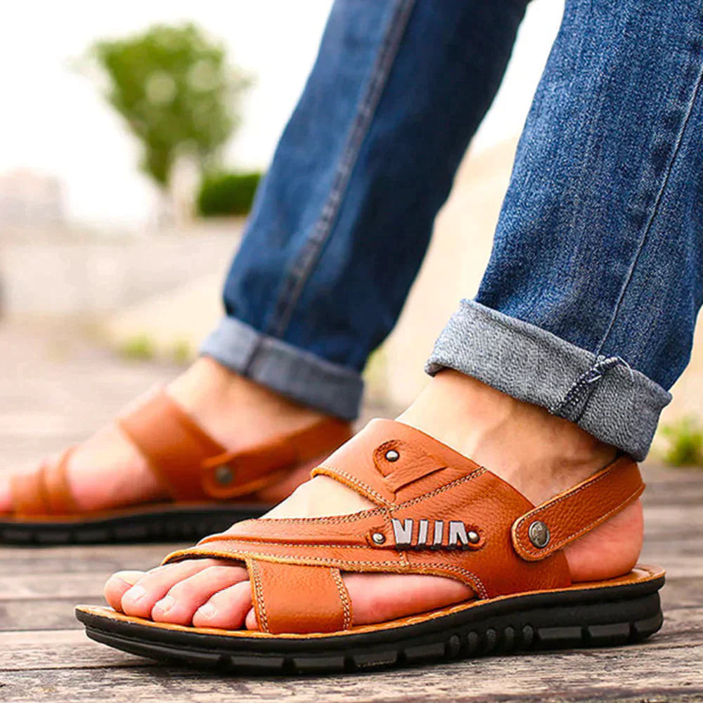 Herren Komfort-Sandalen Ergonomisch Stabil Bequem