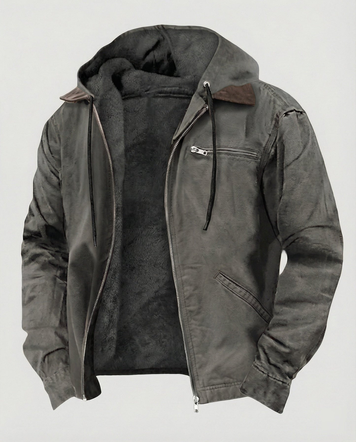 Herren Jacke Komfort Leder