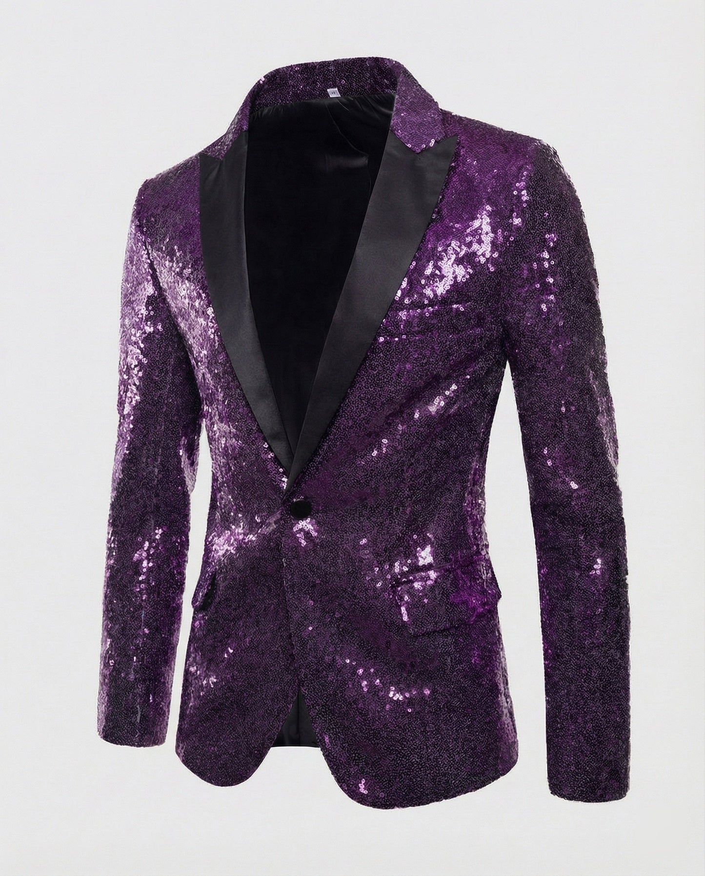 Herren Pailletten Blazer Glamour