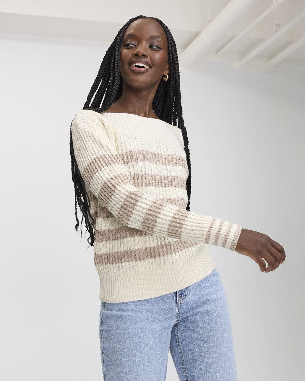 Eveloria Damen Pullover Langärmlig Modisch