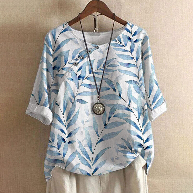 Damen Blumenbluse Eveloria