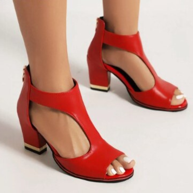 Damen Sandalen Bequem Absatz